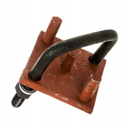 Old type yoke with a cultivator tine attachment