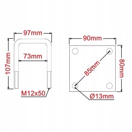 Old type yoke with a cultivator tine attachment