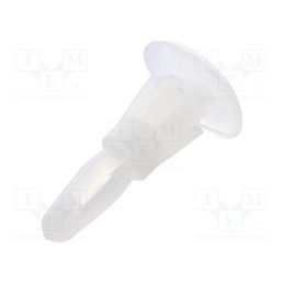 10 pcs x DREMEC - 8G820V40618 - Assembly stud, polyamide, L: 6.4mm, latch/latch, Ø2: 4.75mm