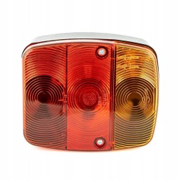 The rear lamp is integrated into the trailer