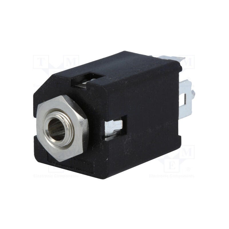 1 pcs x AMPHENOL - ACJS-MV35-3S - Socket, Jack 3,5mm, female, stereo, ways: 3, straight, THT