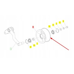 102151642 idler wheel