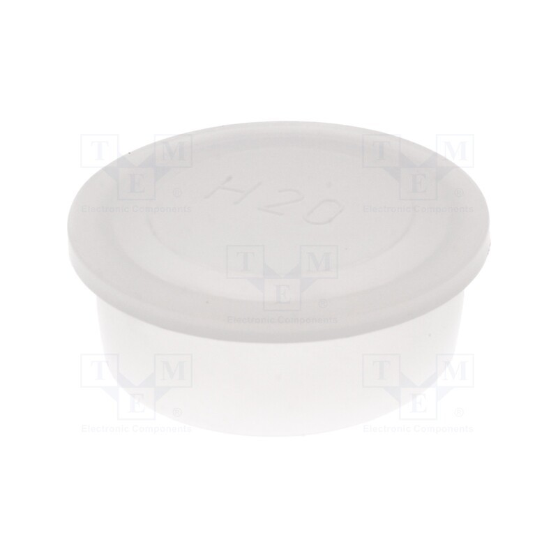 10 pcs x SUNDPLAST - 420115-07 -AS - Plugs, Body: semi-transparent, Out.diam: 35.5mm, H: 12mm, Mat: LDPE