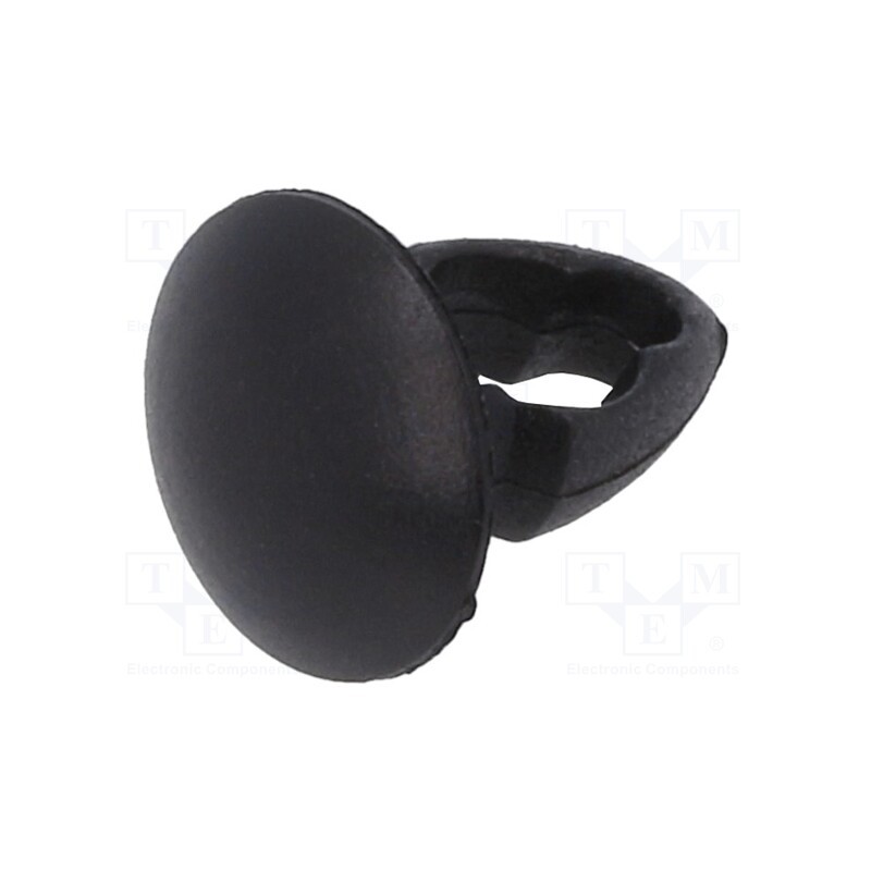 10 pcs x KEYSTONE - 3310 - Rivet, polyamide, Rivet diam: 4mm, L.rivet: 2.4mm, black, UL94V-2