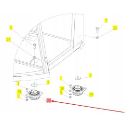 102249103 cabin suspension cushion
