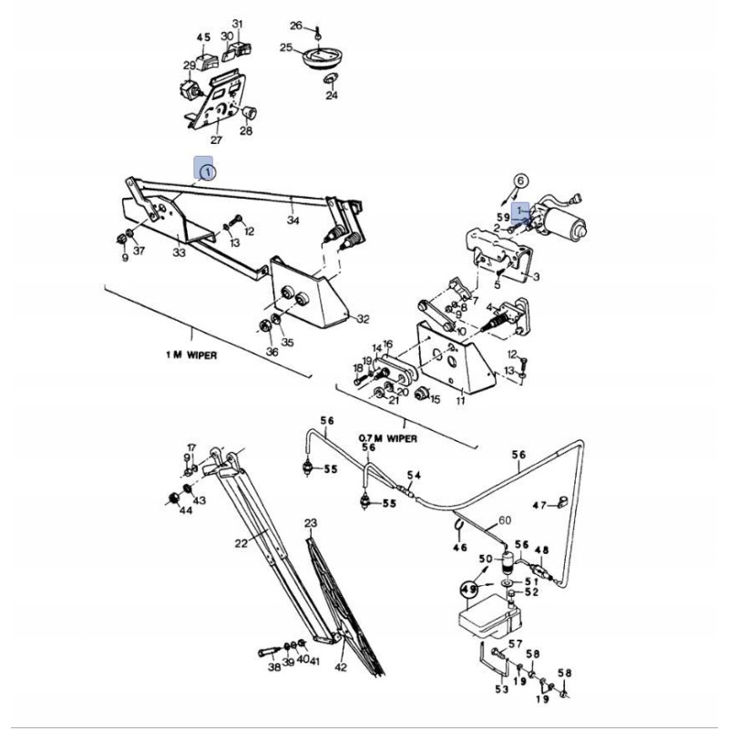 Electric motor new holland tc 84068257 cnh