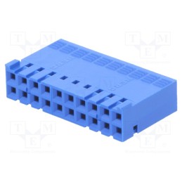 1 pcs x Amphenol Communications Solutions - 65239-010LF - Plug, wire-board, female, Dubox®, 2.54mm, PIN: 20, w/o contacts