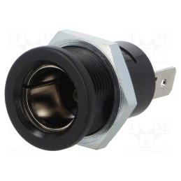 1 pcs x PRO CAR - 67617000 - Car lighter socket, car lighter mini socket x1, 16A, black