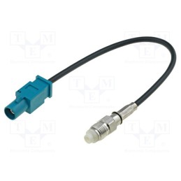 1 pcs x PER.PIC. - A9542 - Antenna adapter, with lead, Fakra plug,FME female, 0.15m