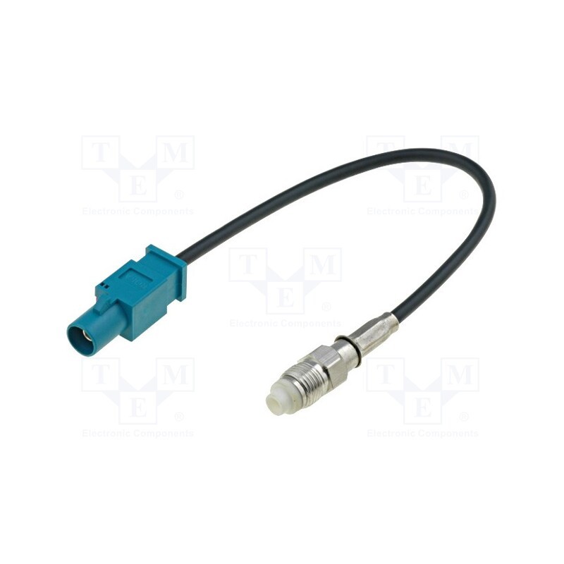 1 pcs x PER.PIC. - A9542 - Antenna adapter, with lead, Fakra plug,FME female, 0.15m