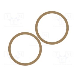 1 set x BASSER - PM16536S - Spacer ring, MDF, 165mm, 2pcs.