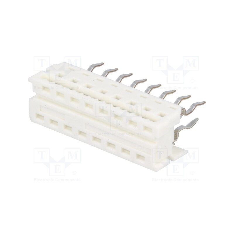 1 pcs x MOLEX - 905841316 - Adapter, wire-board, PIN: 16, 1.27mm, IDC,THT, for ribbon cable