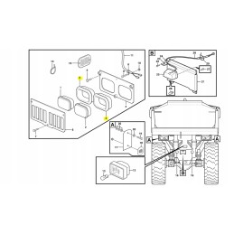 Oem volvo dump truck lamp gasket