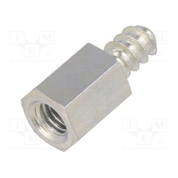 10 pcs x DREMEC - 228ST4.8X10 - Screwed spacer sleeve, 10mm, Int.thread: M5, Ext.thread: ST4,8