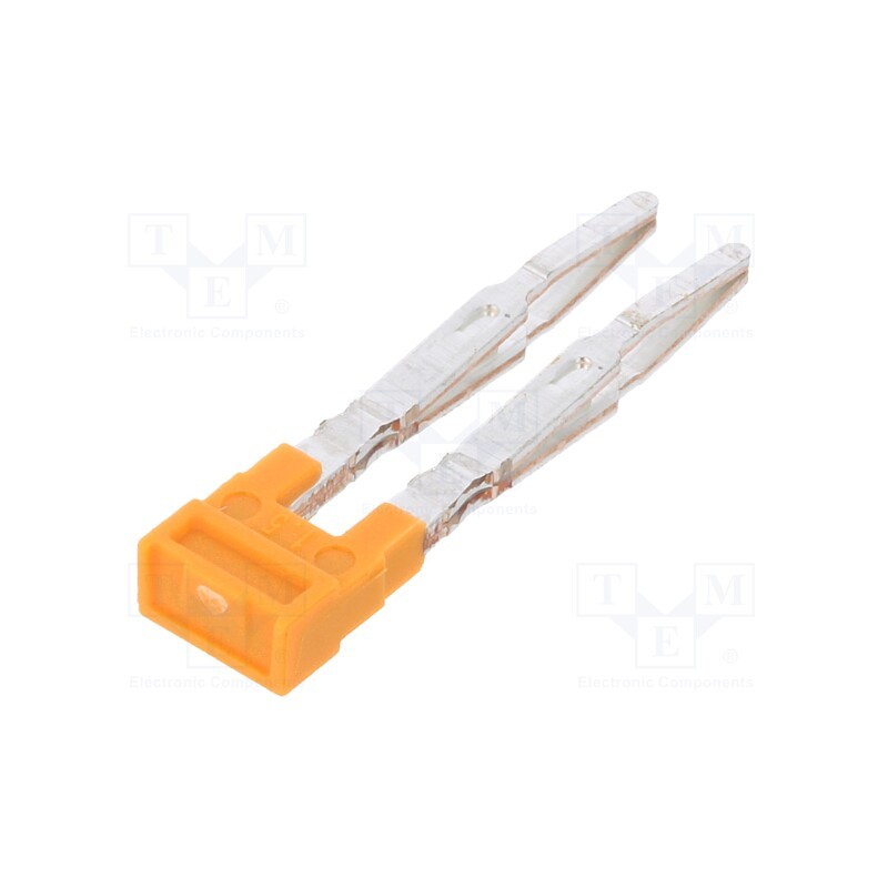 1 pcs x WEIDMu00dcLLER - 1985410000 ZQV 1.5N/2 - Comb bridge, ways: 2, orange, A series