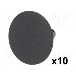 1 pcg x ROMIX - 10169 - Trim clip, 10pcs, Fiat, OEM: 82450771, L: 19.1mm, polyamide, black