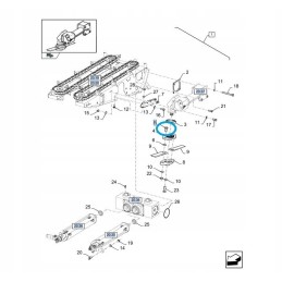 New Holland Case forage harvester blade screw 84972753