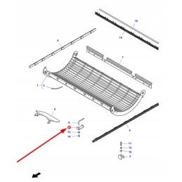 La323472150 mounting plate for concave elements