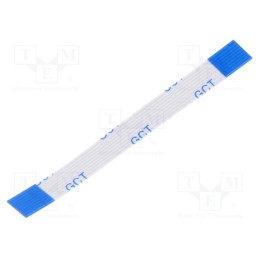 1 pcs x Global Connector Technology (GCT) - 05-08-A-0050-A-4-06-4-T - FFC cable, Cores: 8, Cable ph: 0.5mm, contacts on the same