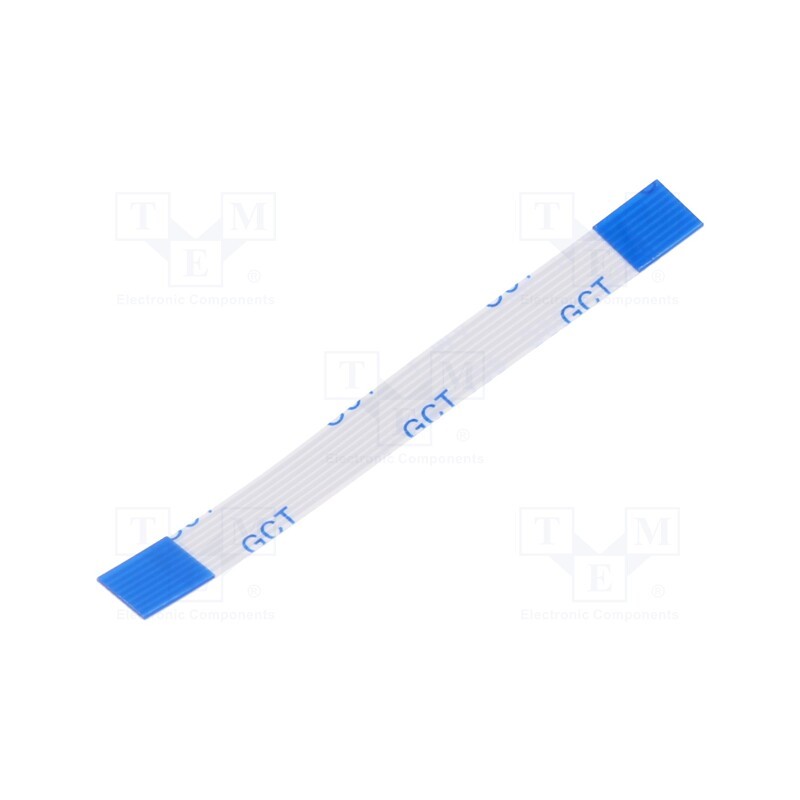 1 pcs x Global Connector Technology (GCT) - 05-08-A-0050-A-4-06-4-T - FFC cable, Cores: 8, Cable ph: 0.5mm, contacts on the same