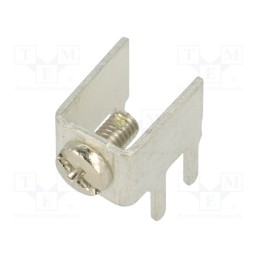 1 pcs x KEYSTONE - 7762 - Terminal: screw terminal, THT,screw terminal, silver, 7.5x5mm