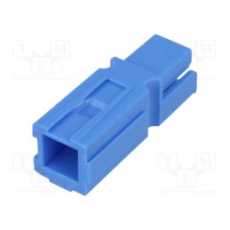 1 pcs x ENCITECH - 1130-0100-01 - Plug, wire-wire, 15/30A, hermaphrodite, PIN: 1, w/o contacts, blue