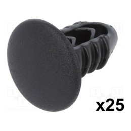 1 pcg x ROMIX - 10069 - Trim clip, 25pcs, Alfa Romeo,Fiat,Lancia, L: 19mm, polyamide