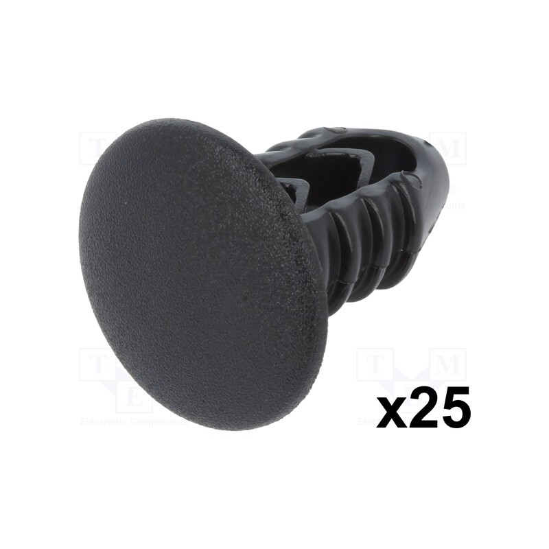 1 pcg x ROMIX - 10069 - Trim clip, 25pcs, Alfa Romeo,Fiat,Lancia, L: 19mm, polyamide