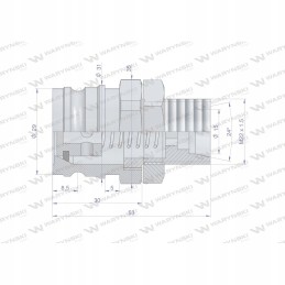 M22x1 5 gz Warynski brake quick connector