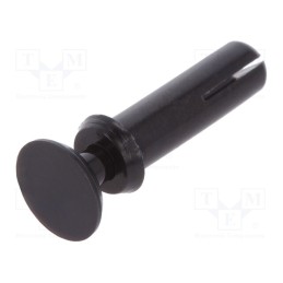 10 pcs x DREMEC - 8G4032.6X7.0B - Rivet, polyamide, L.rivet: 8.5mm, Panel cutout diam: 2.7mm, black