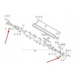 500891 01 crown nut m45 x 1 5