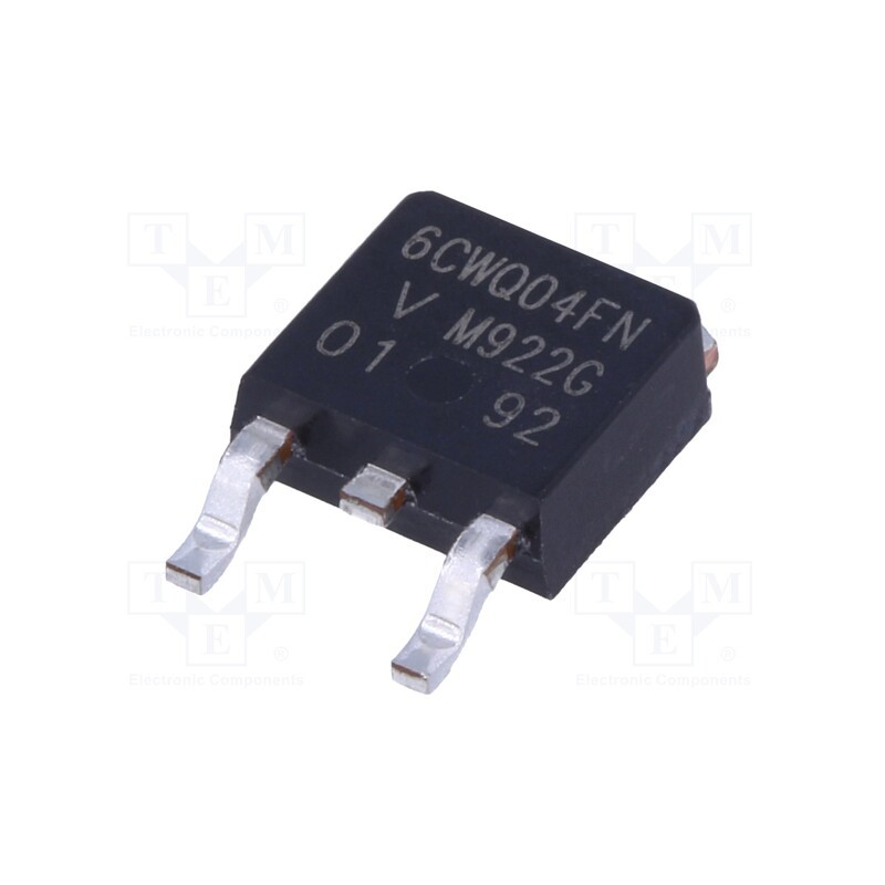 1 pcs x VISHAY - VS-6CWQ04FN-M3 - Diode: Schottky rectifying, SMD, 40V, 3.5Ax2, DPAK,