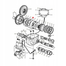 Locating washer 70x80 mf 3617500m1 original