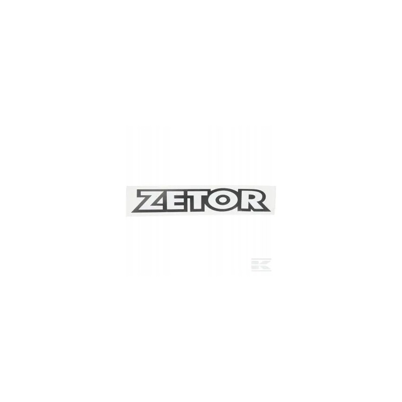 Zetor cab roof sticker