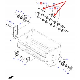 La322330550 external knife insert r 10 30 x 4