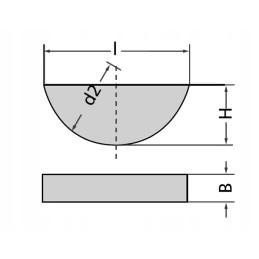 Wedge head key for pumps gr3 4 x 7 5