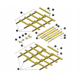 New Holland 8 inclined feeder chain set