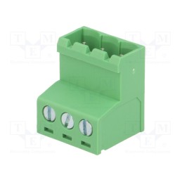 1 pcs x DEGSON ELECTRONICS - 2EDGKR-5.0-03P-14-00AH - Pluggable terminal block, 5mm, ways: 3, straight, plug, male, green