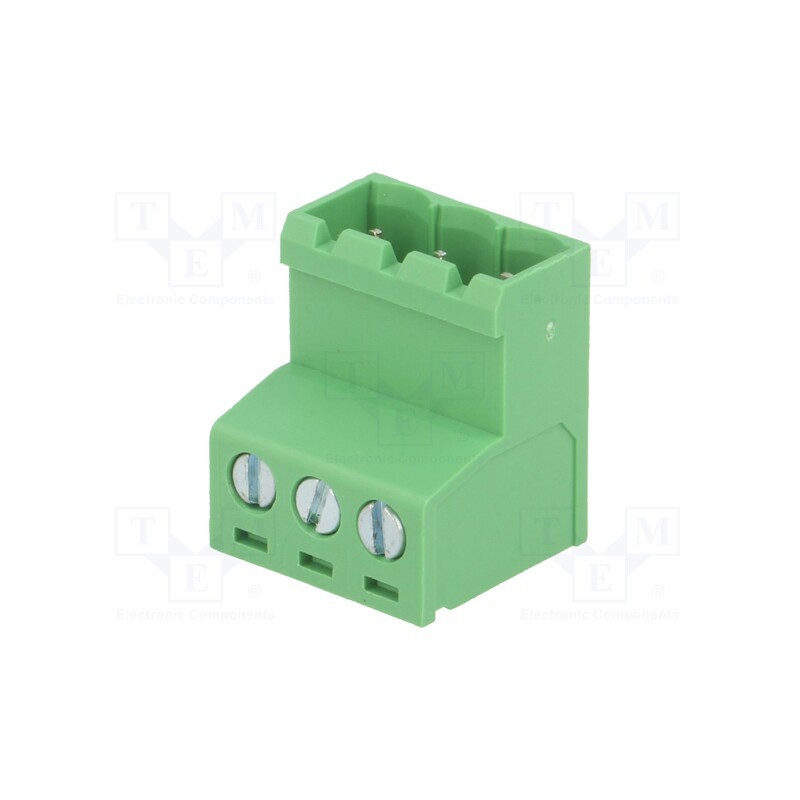 1 pcs x DEGSON ELECTRONICS - 2EDGKR-5.0-03P-14-00AH - Pluggable terminal block, 5mm, ways: 3, straight, plug, male, green