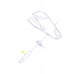 Tooth protection pin cat 2011238 5000269