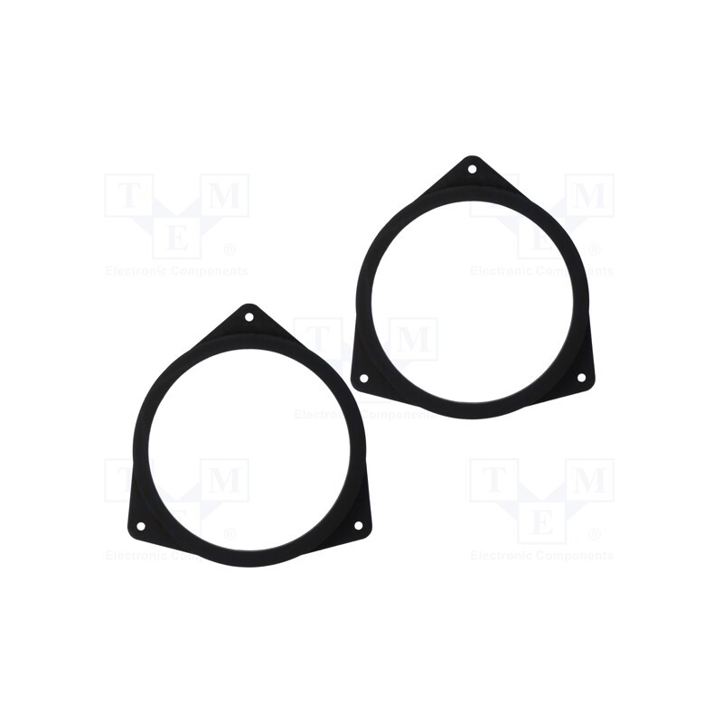 1 set x BASSER - DMTOYO01 - Spacer ring, MDF, 165mm, Toyota, impregnated, 2pcs.