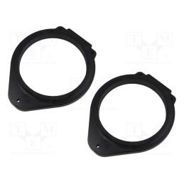 1 set x BASSER - DMOPEL05 - Spacer ring, MDF, 165mm, Opel, impregnated, 2pcs.