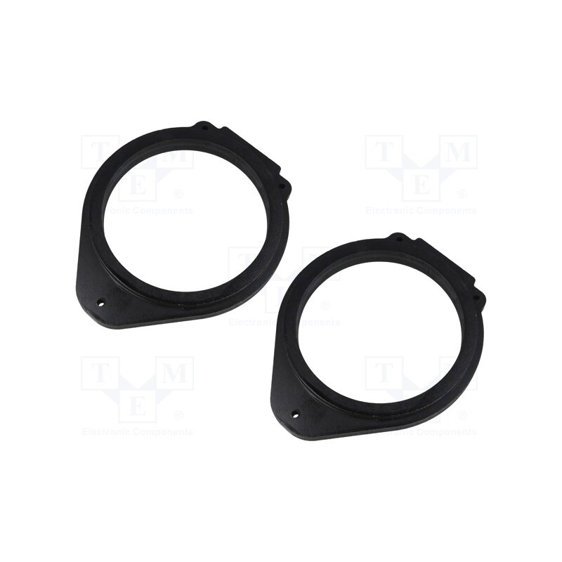 1 set x BASSER - DMOPEL05 - Spacer ring, MDF, 165mm, Opel, impregnated, 2pcs.