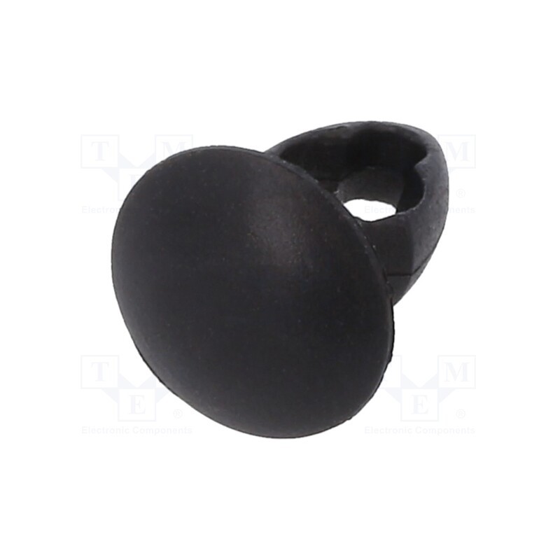 10 pcs x KEYSTONE - 3311 - Rivet, polyamide, Rivet diam: 4mm, L.rivet: 3.2mm, black, UL94V-2
