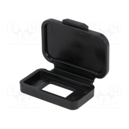 1 pcs x Amphenol Communications Solutions - MUSBR-2A51-042BP - Socket cover, MUSB, low profile, IP40, Application: USB A sockets