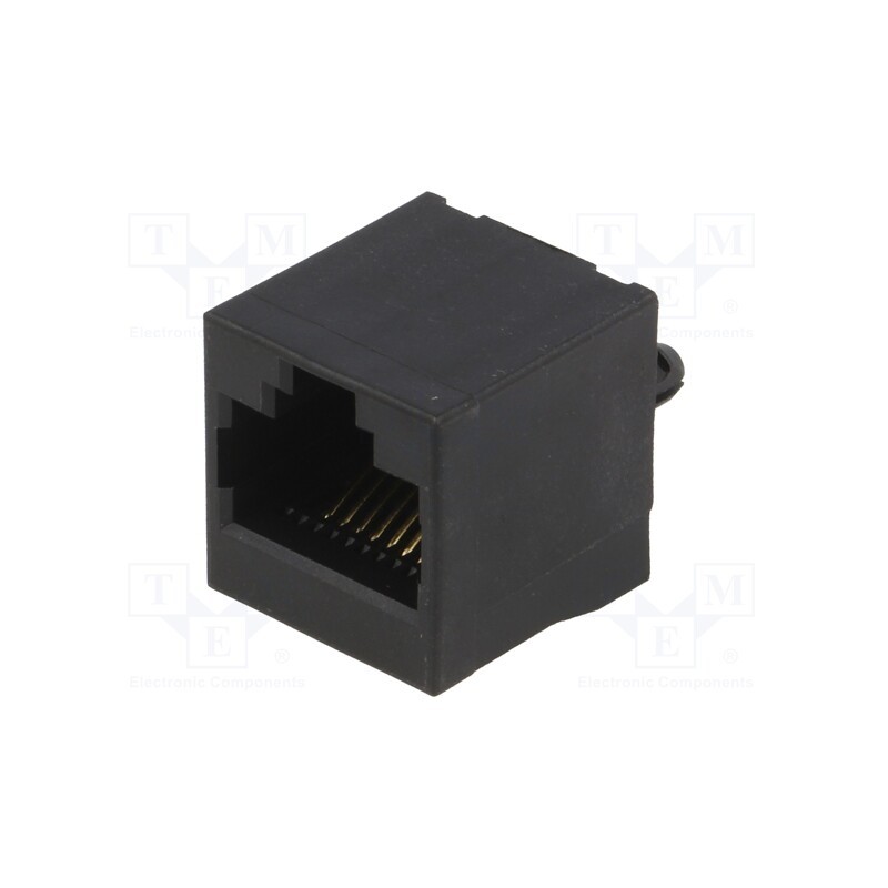 1 pcs x KEYSTONE - 949 - Socket, RJ45, PIN: 8, Layout: 8p8c, on PCBs, THT, straight