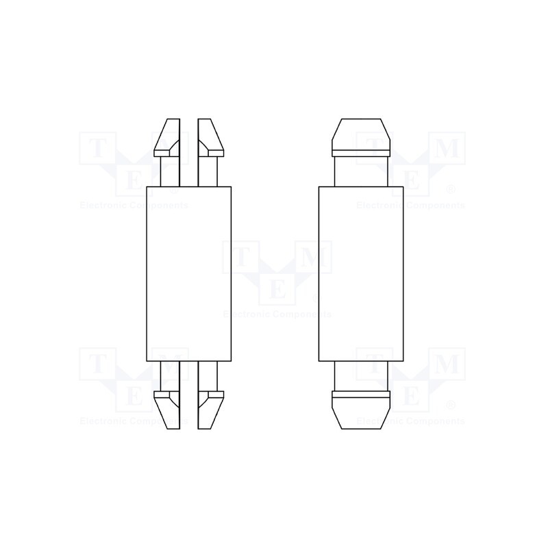 10 pcs x DREMEC - 8G802V40480 - PCB distance, polyamide 66, L: 3.2mm, latch/latch, natural