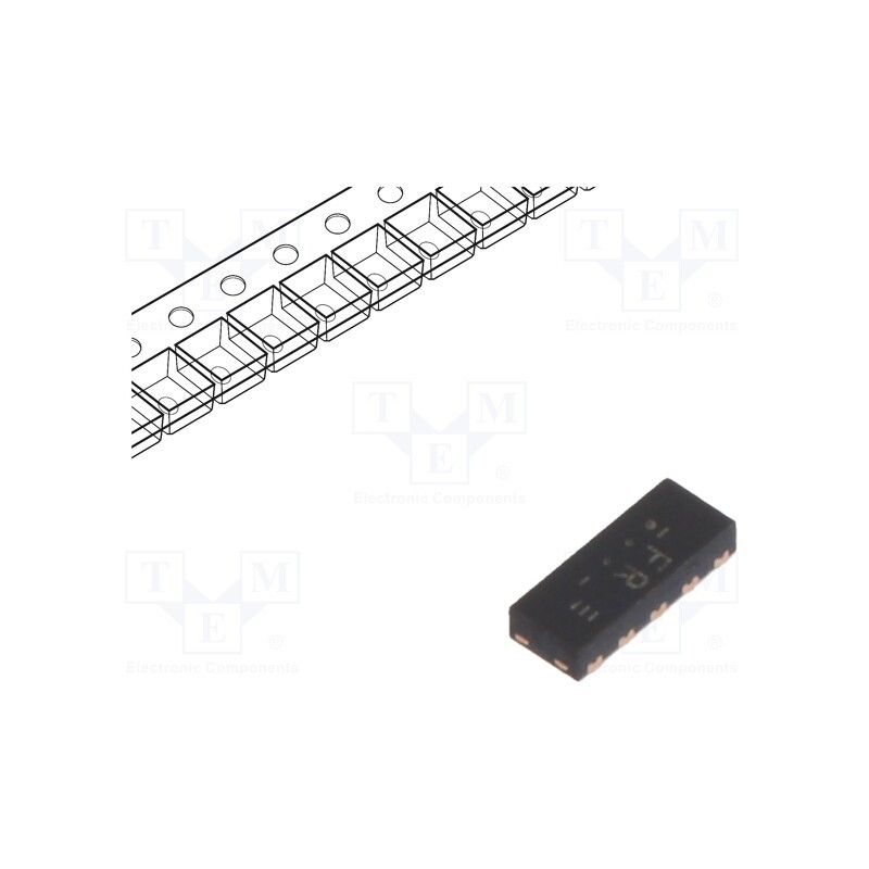 3 pcs x NEXPERIA - PUSB3FR4Z - Diode: TVS array, 9V, 7A, unidirectional, DFN2510A-10,SOT1176-1