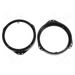 1 set x 4CARMEDIA - RAM-20.435/K - Speaker frame, 165mm, Honda,Opel, Honda Jazz 2002-&gt,2008, 2pcs.
