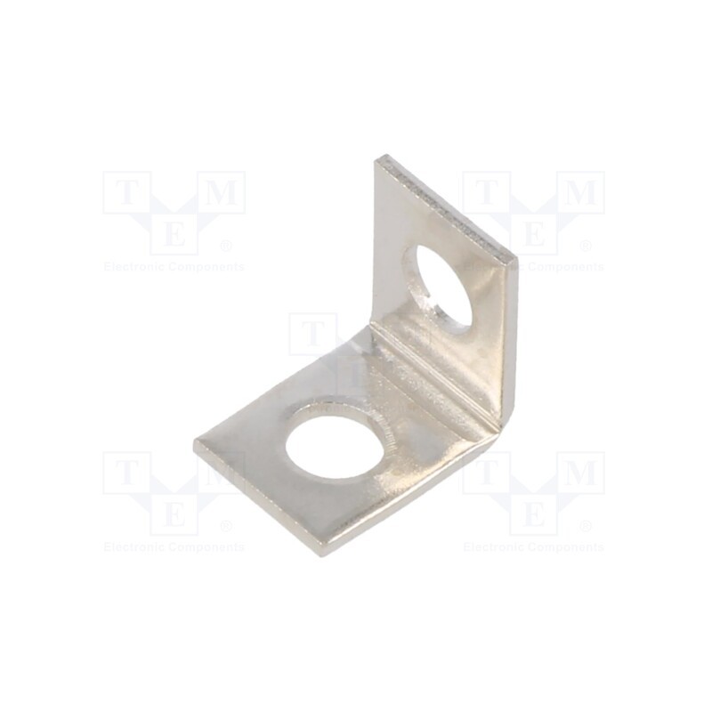 10 pcs x KEYSTONE - 633 - Angle bracket, W: 7.14mm, H: 9.53mm, L: 9.53mm, brass